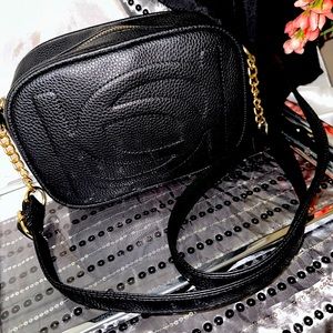 BB leather Crossbody bag gently used